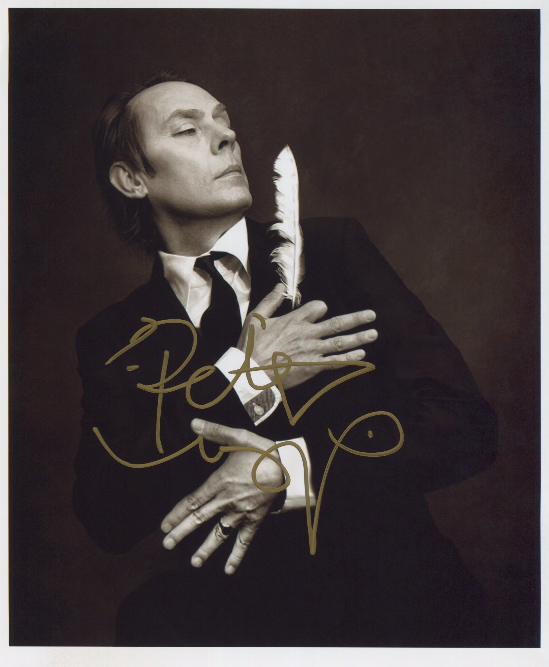 BAUHAUS バウハウス Limited 100 PETER MURPHY Peter Murphy Bauhaus SIGNED Photo 1st Generation PRINT Ltd 150 +
